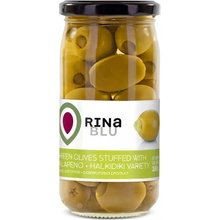 Rina Blu Olivy zelené s papričkou jalapeňo 370 g