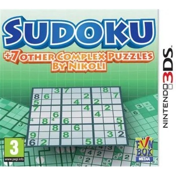 Funbox Media Sudoku + 7 Other Complex Puzzles by Nikoli (3DS)