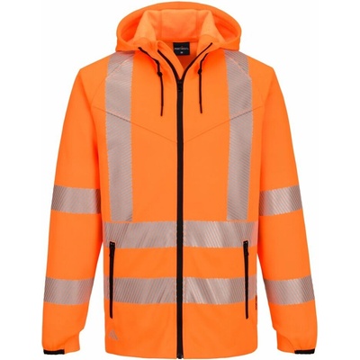 Portwest KX303 KX3 Športová Hi-Vis mikina na zips Orange