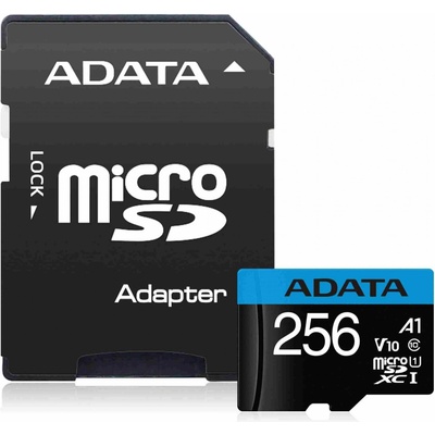 ADATA MicroSDHC 256GB AUSDX256GUICL10A1-RA1