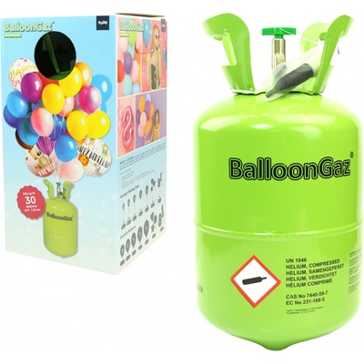 Helium 2,5l jednorázové - 30 balónků