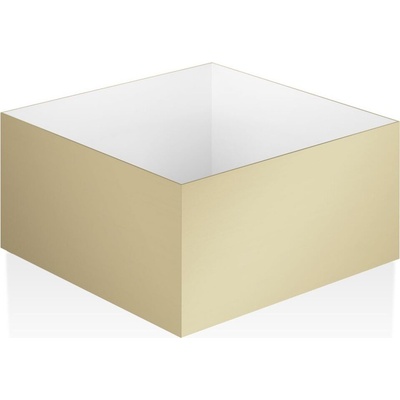 Decor Walther Koupelnová dóza Corner 17 cm zlatá mat