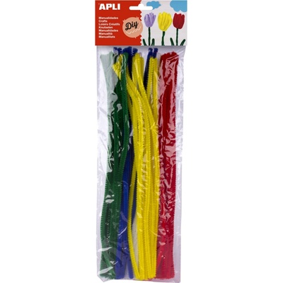 Modelovací drátky žinylka Apli, 30cm, mix barev, 50ks