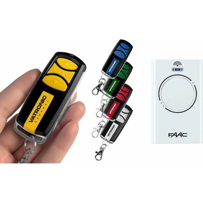 FAAC XT2 868 MHz SLH LR - Luxusný kovový 4-kanálový diaľkový ovládač VATRONIC