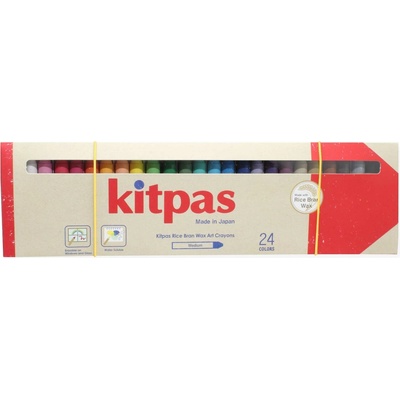 Kitpas voskové pastelky 24 ks