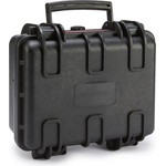 Amazon Basics Small Protective Portable Hard Camera Case with Customizable Fit Foam for Drones, Cameras, Lenses, and Accessories, Waterproof, Shockproof, 30.7 x 27 x 14.2 cm, Black - WXD0584WD (WXD0584WD)