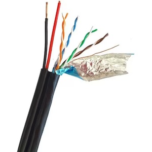  FTP Cat5e 24AWG Cu + 2x0, 50mm CU захранващи проводници (FTP Cat5e Cu + 2x0,50mm CU)
