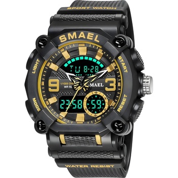 SMAEL Часовник smael fo-14151 - Черен / Златен kp14151