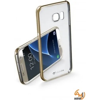Image 1 of Samsung ClearCrystal калъф за Samsung Gal S7 златен Cellular Line