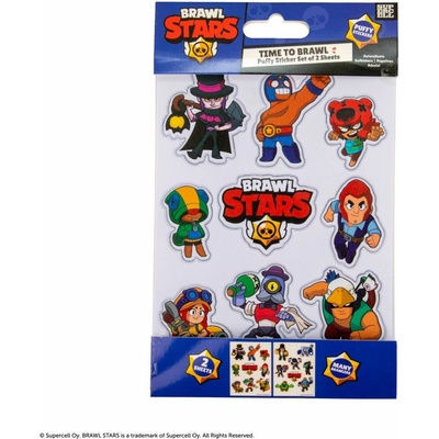 Samolepky Brawl Stars Puffy Stickers CR5231