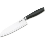 BOKER Solingen Кухненски нож Boker Solingen Core Professional Santoku with Hollow Edge, 29.5 см, неръждаема стомана, черен (130835)