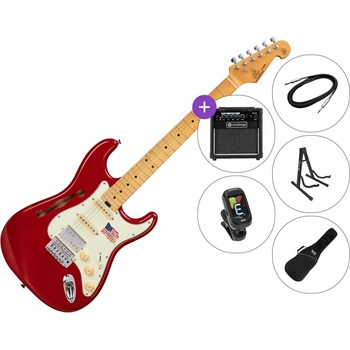 SX SEA1PH SET 2 Rosso Corsa Red Електрическа китара