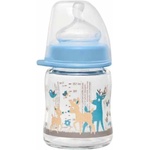 Nip Бебешко стъклено шише NIP - Flow S, 0 м+, 120 ml (4000821350656) - ozone