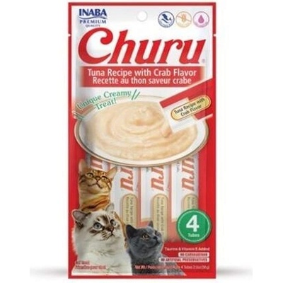 Inaba Churu Pyré cat Tuniak s krabou príchuťou 672 g