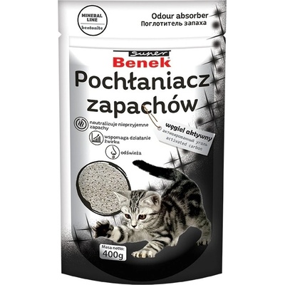 Super Benek Pohlcovač pachov do zásobníka s aktívnym uhlím 400 g