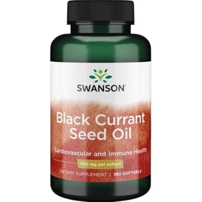 Swanson Black Currant Seed Oil 500 mg [180 Гел капсули]