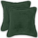 vidaXL Калъфка за възглавница 2 pcs HOUTEN Тъмнозелено 30 x 30 cm (915959)