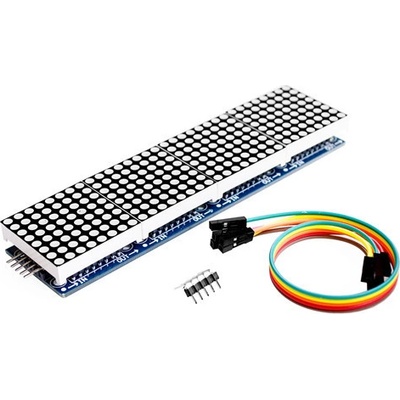 Maticový LED displej 8x8, 4 v 1, s kontrolerem MAX7219 – Zboží Mobilmania