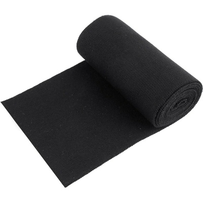 Elastický náplet široký metráž šíře 11,5 cm černá 1 m