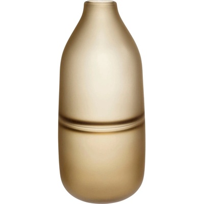 Hübsch Ваза от кафяво стъкло, матирана, височина 30 cm - Hübsch (660801)