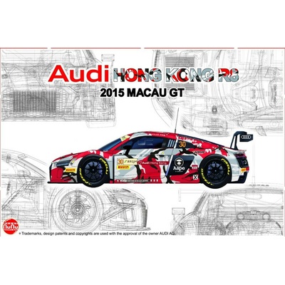 Beemax Nunu Audi Hong Kong R8 2015 Macau GT 1:24