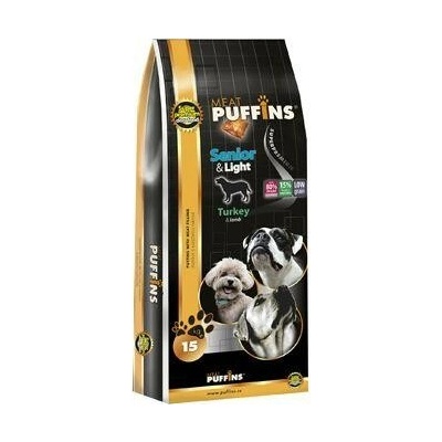 Puffins Dog Senior&Light Turkey 15 kg