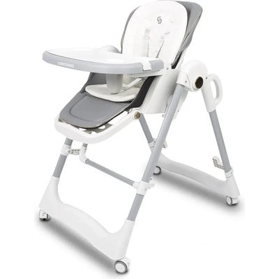 Caretero Столче за хранене 3 в 1 Caretero - Nesto, сиво (TERO-7750)