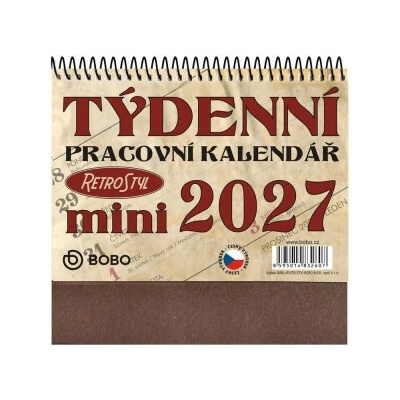 Pracovní MINI Retro 2027