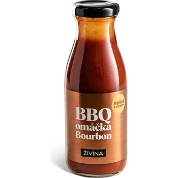 ŽIVINA BBQ omáčka Bourbon pálivá s medem 270 g