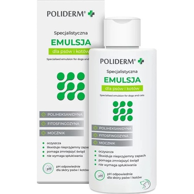 JM SANTE Poliderm emulze na kůži se sklonem k zánětům pro psy a kočky 140 ml