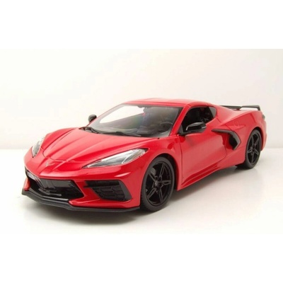 MAISTO Maitso 2014 Corvette StinŠedá metal červený 1:18
