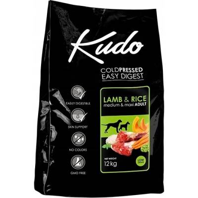 KUDO Cold Pressed Adult Velké a střední Jehněčí 12 kg