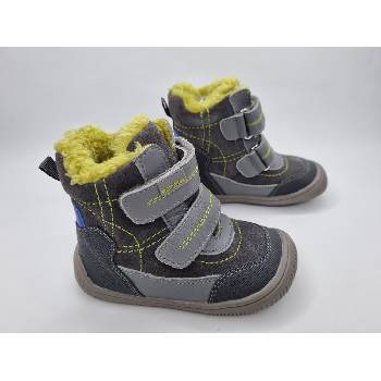 Protetika chlapčenské zimné topánky Barefoot RAMOS GREY sivá