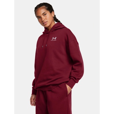 Under Armour UA Icon Fleece OS Hoodie Červená