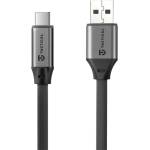 Tactical FAT MAN 2.0 USB кабел за данни - Type-C, 100 см, ТЪМНОСИВО 57983127954 (57983127954)