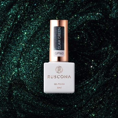 Ruscona gel lak GREEN GLAM 160 6 ml