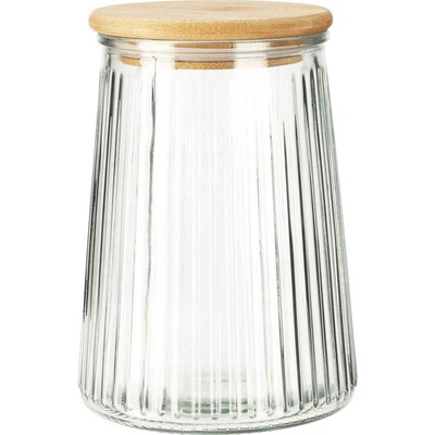 Excellent Houseware Skleněná nádoba na potraviny Stripe 1000 ml