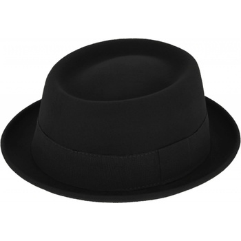 Fiebig Headwear since 1903 Plstěný klobouk porkpie černý
