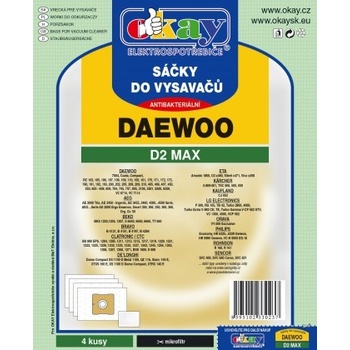 Vrecka do vysávača Daewoo D2 MAX 8ks
