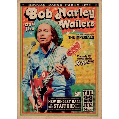 Plagát, Obraz - Bob Marley - Stafford, 59.4 × 84.1 cm
