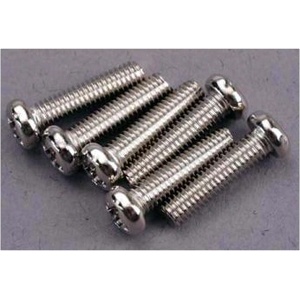 Traxxas кръстата винт M3x12mm полукръгла глава цинк. (6)