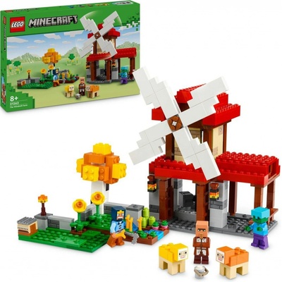 LEGO® Minecraft 21262 Farma s větrným mlýnem