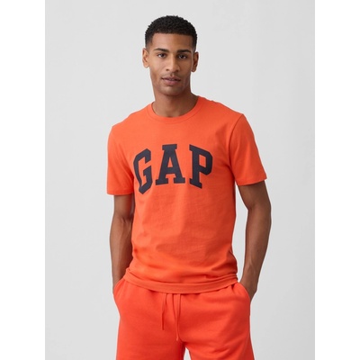 GAP tričko Everyday Soft s logom oranžová
