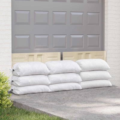 vidaXL Тъкани чували 10 pcs Бяло 50 x 80 cm ПП (42032352)