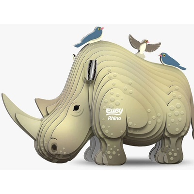 dodoland 3d модел за сглобяване eugy - Носорог (eugy076)