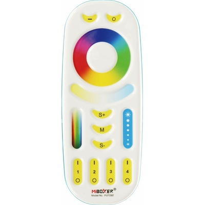 MiBoxer DÁLKOVÝ OVLADAČ PRO LED OSVĚTLENÍ FUT092 2,4 GHz, MONO, CCT, RGB, RGBW, RGBCCT (RGBWW) MiBOXER / Mi-Light