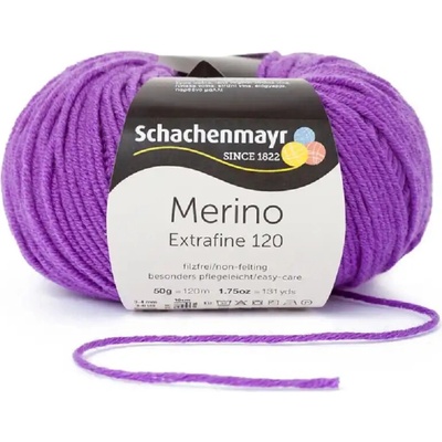 Schachenmayr Merino extrafine 120 Fialová 147