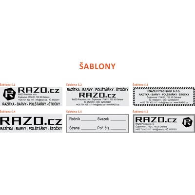 RAZO Štoček do razítka 82 x 25 mm (S-833; S-833T; 4925; Printer 45) – Zboží Živě