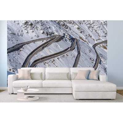 DIMEX ART Самозалепваща се флизелинова фототапета път в южен тирол 375 x 250 см