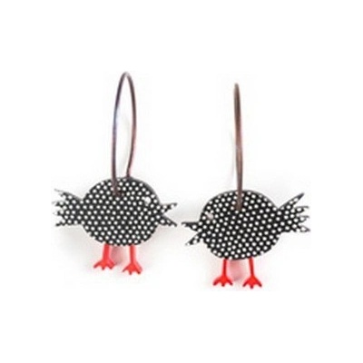 Tommy Karlsson Švédsko náušnice Ptáček 59B